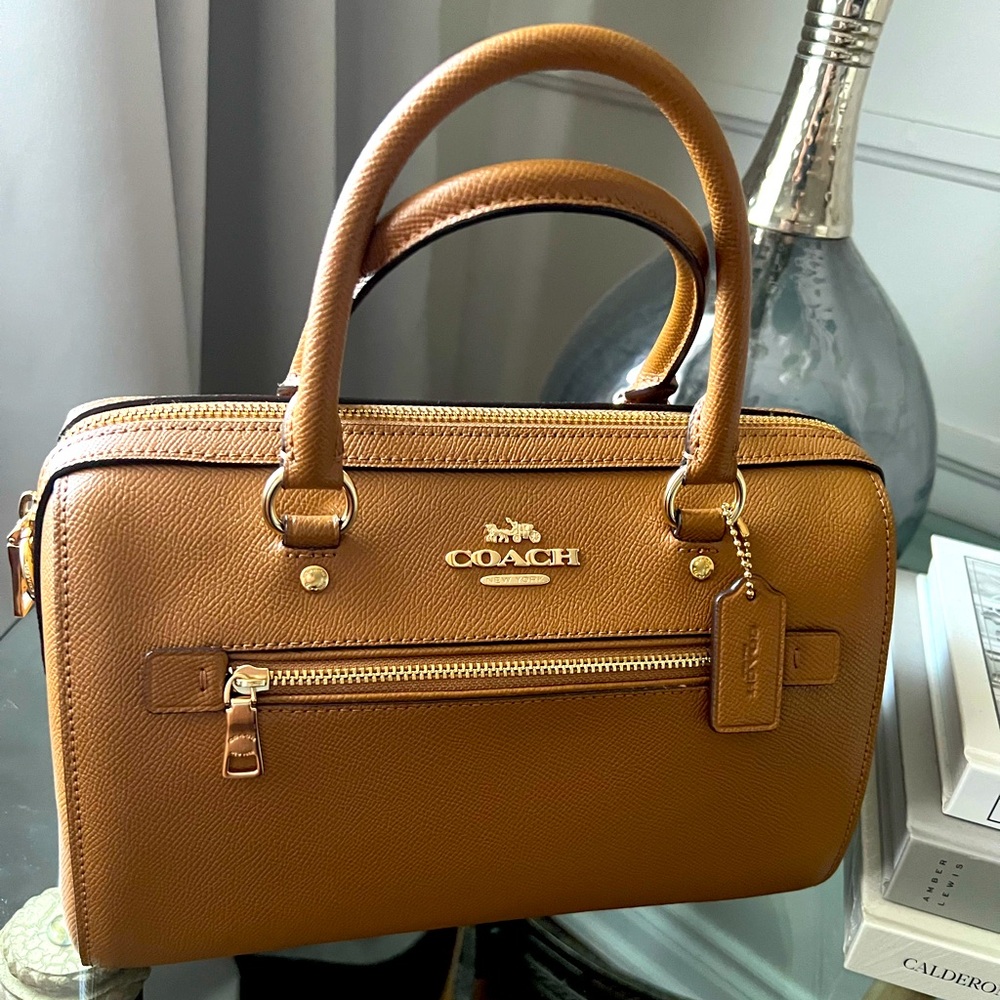 Coach Tan Satchel Bag